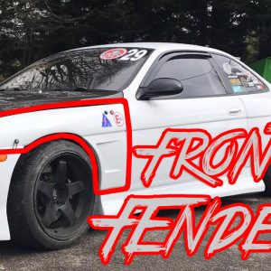 Toyota Soarer wide front arches +30mm oem style
