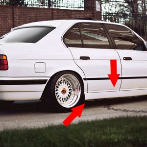 BMW E34 M5 Style Side Skirts
